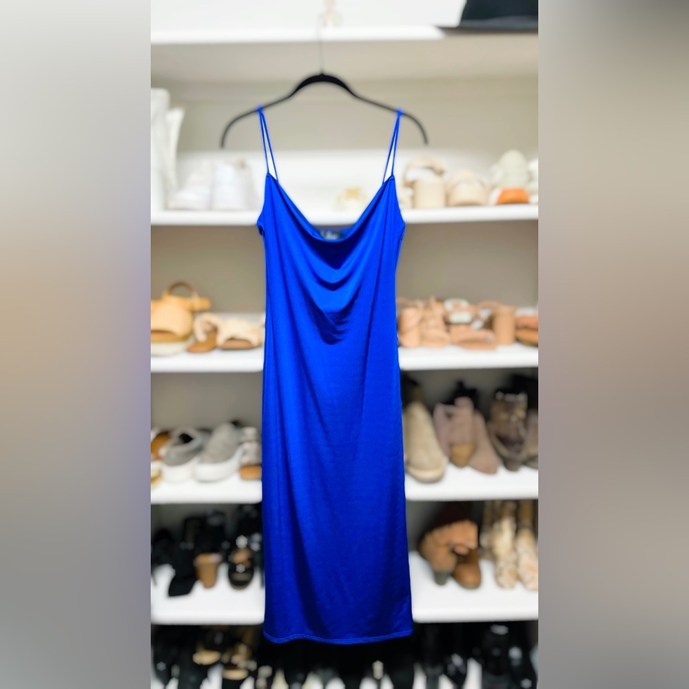 LuLu’s Satin Midi Dress